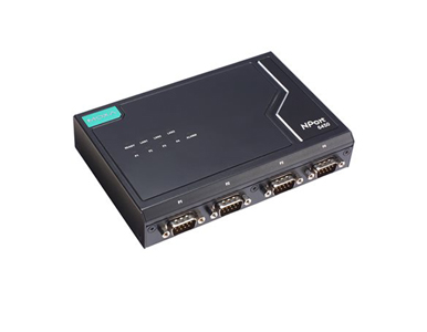 Moxa NPort 6450-2S-SC-G2-T - 4-port RS-232/422/485 secure device server with 2 100BaseF(X) single-mode fiber port (SC connectors by MOXA